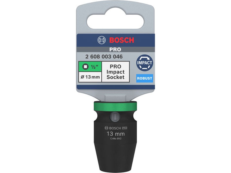 PRO Impact Socket Bosch, 1/2, 13mm, standardni, 2608003046